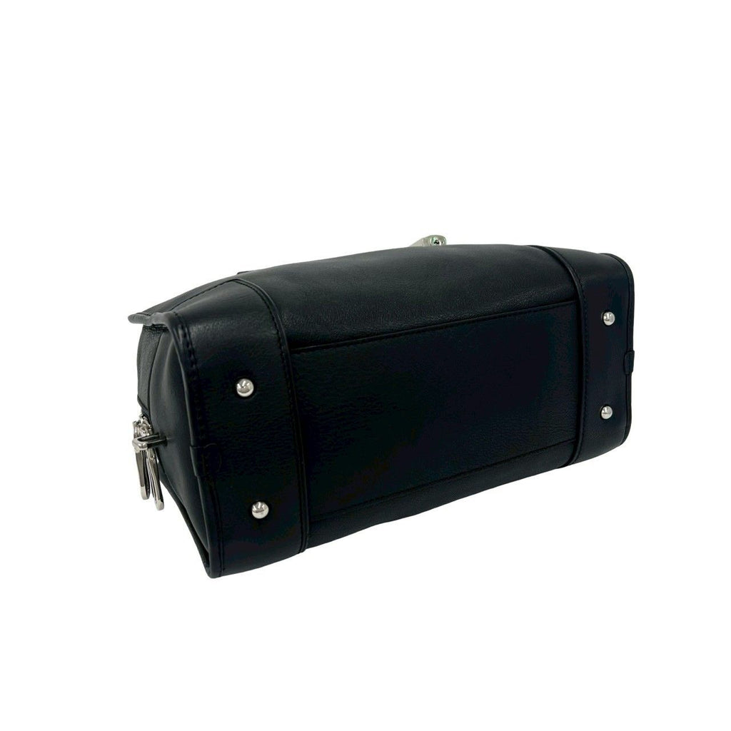 Loewe Amazona 28 Anagram Logo Leather Boston Bag Black — view 7