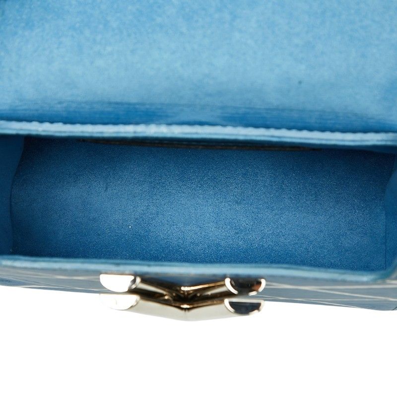 Louis Vuitton Epi Martage Twist PM Chain Shoulder Bag Blue White Leather — view 8