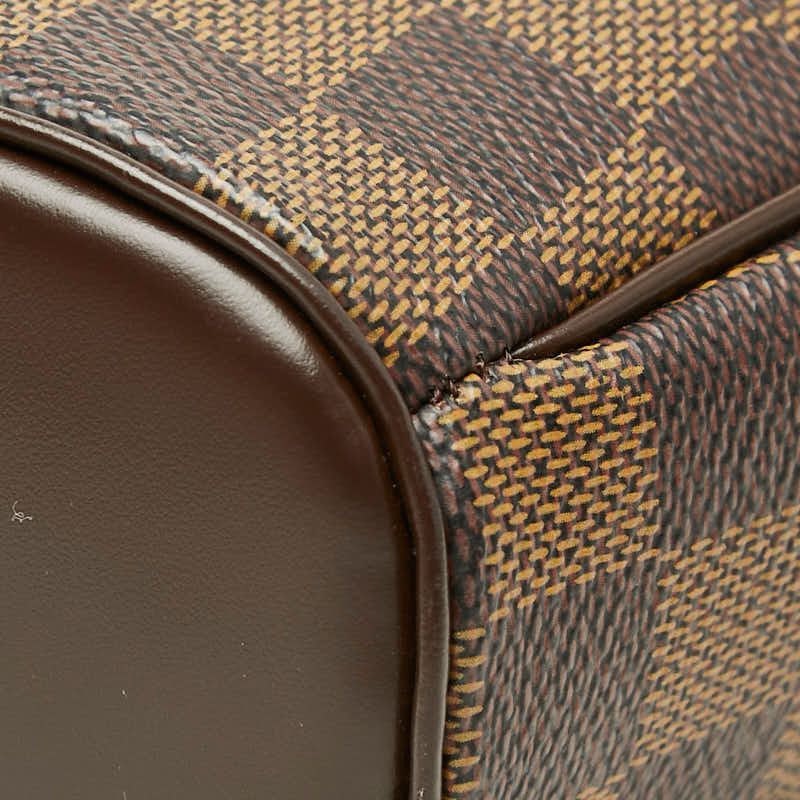 Louis Vuitton Damier Ipanema PM Crossbody Shoulder Bag Brown Leather — view 4