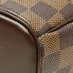 Louis Vuitton Damier Ipanema PM Crossbody Shoulder Bag Brown Leather — view 4