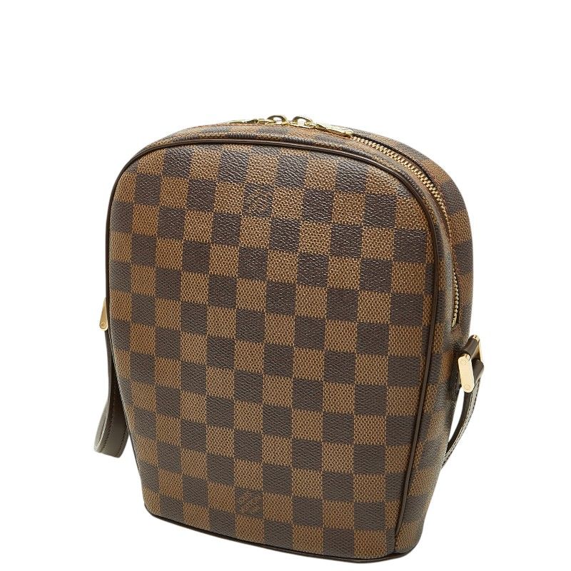 Louis Vuitton Damier Ipanema PM Crossbody Shoulder Bag Brown Leather — view 2