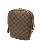 Louis Vuitton Damier Ipanema PM Crossbody Shoulder Bag Brown Leather — view 2