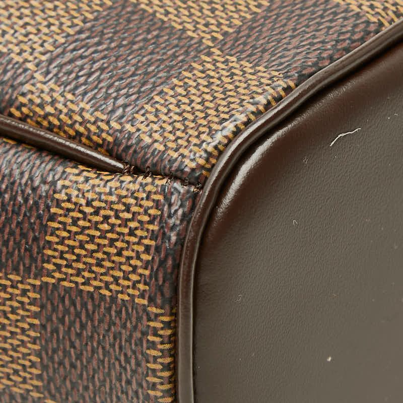 Louis Vuitton Damier Ipanema PM Crossbody Shoulder Bag Brown Leather — view 5