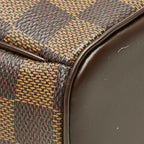 Louis Vuitton Damier Ipanema PM Crossbody Shoulder Bag Brown Leather — view 5