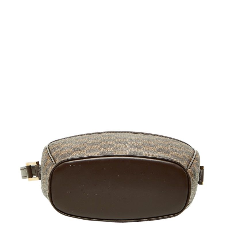 Louis Vuitton Damier Ipanema PM Crossbody Shoulder Bag Brown Leather — view 3