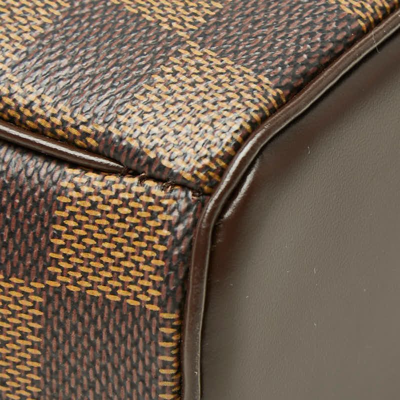 Louis Vuitton Damier Ipanema PM Crossbody Shoulder Bag Brown Leather — view 7