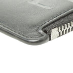 Loewe Logo Bicolor Fragment Case Coin Card Gray Black Leather — view 5