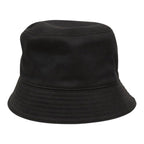 Prada Logo Bucket Hat Black Cotton — view 3