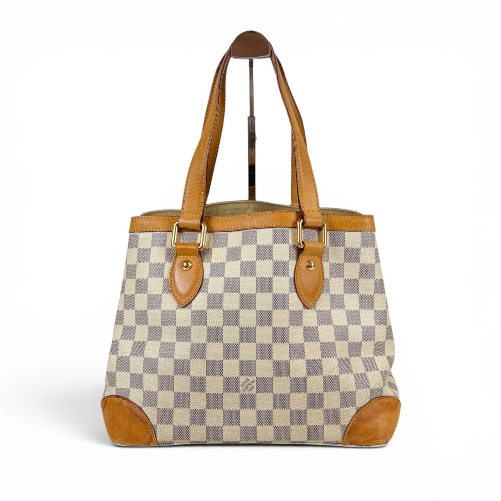 Louis Vuitton Damier Azur Leather Hampstead PM Tote Shoulder — view 3