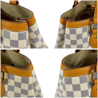 Louis Vuitton Damier Azur Leather Hampstead PM Tote Shoulder — view 5