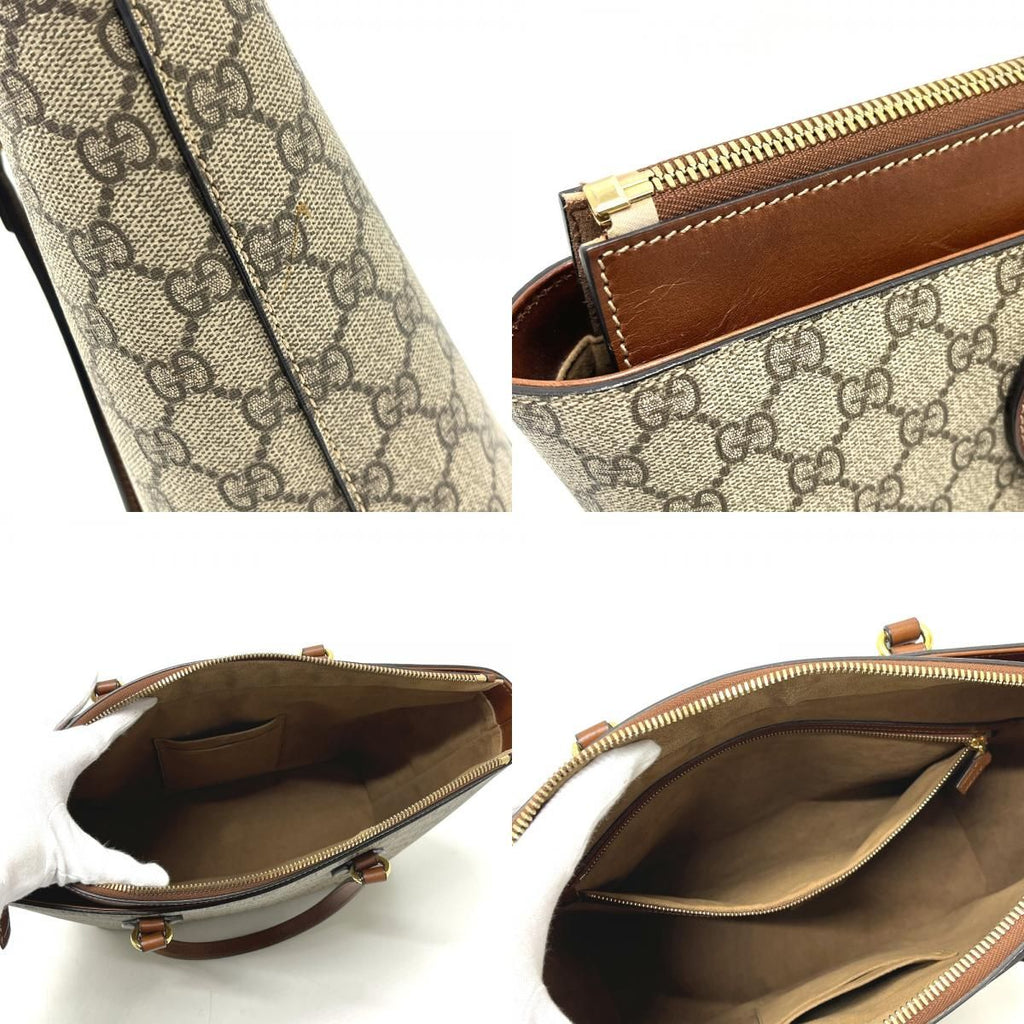 Gucci Tote Supreme GG Canvas Beige — view 8