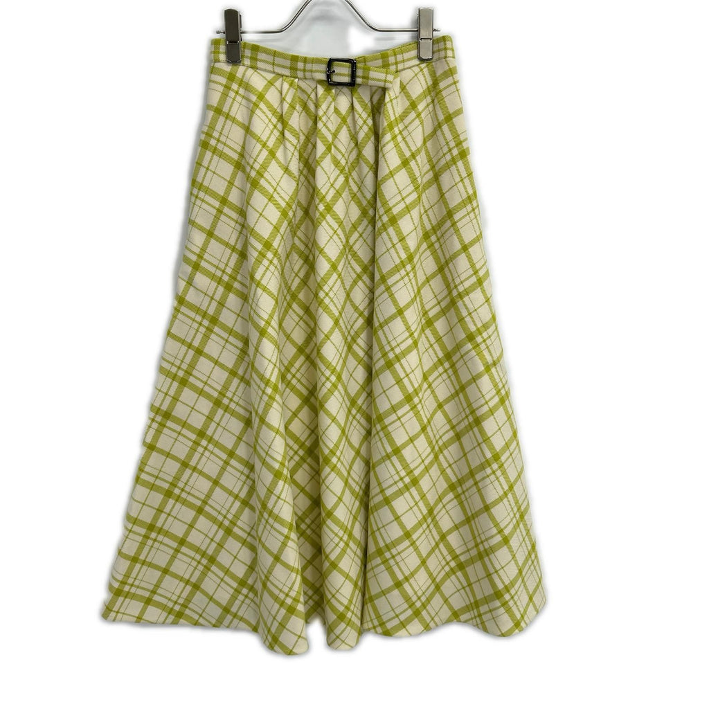 Dior Checkered Flare Skirt