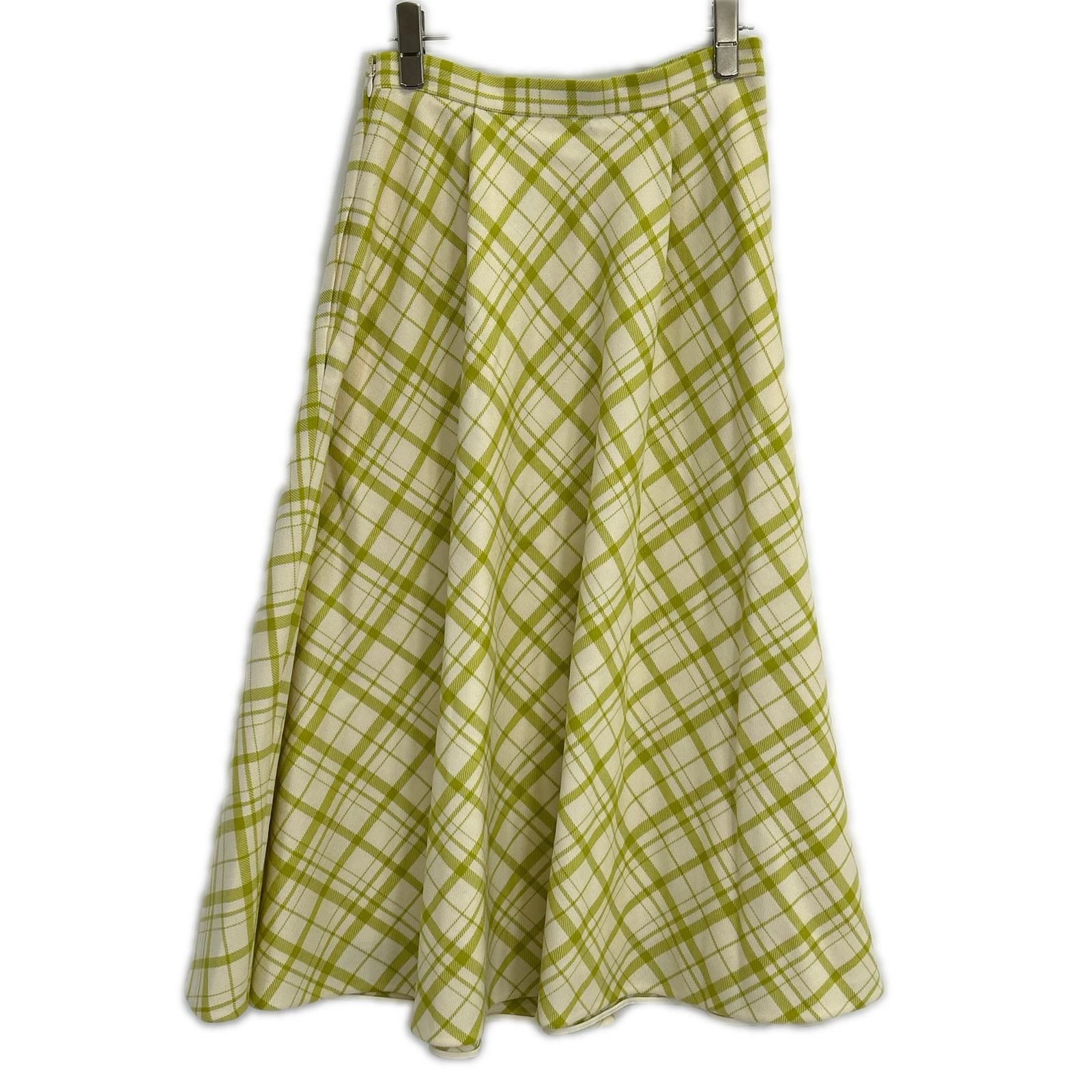 Dior Checkered Flare Skirt — view 2