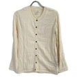 Hermes Off White Silk Blend Cardigan 42