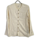 Hermes Off White Silk Blend Cardigan 42