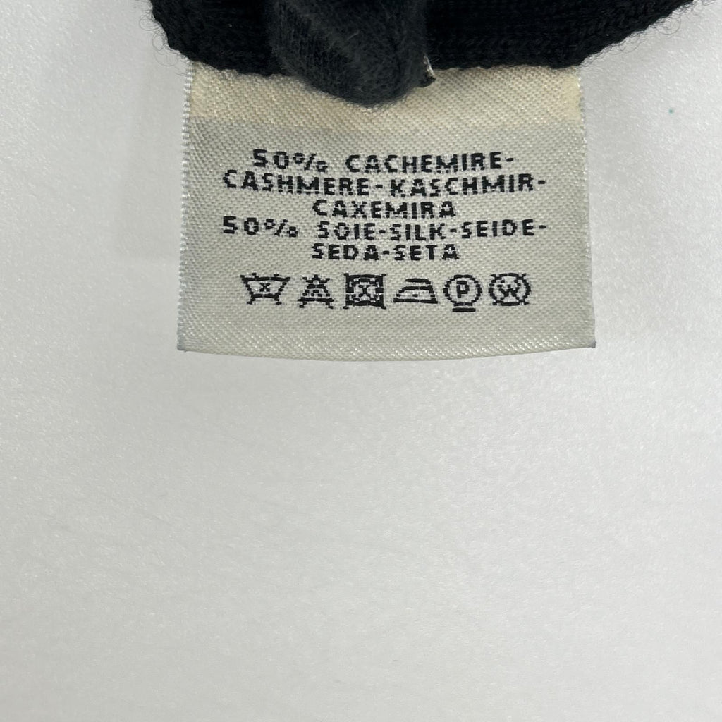 Hermes Black Cashmere Silk Sleeveless Knit Dress 42 — view 4