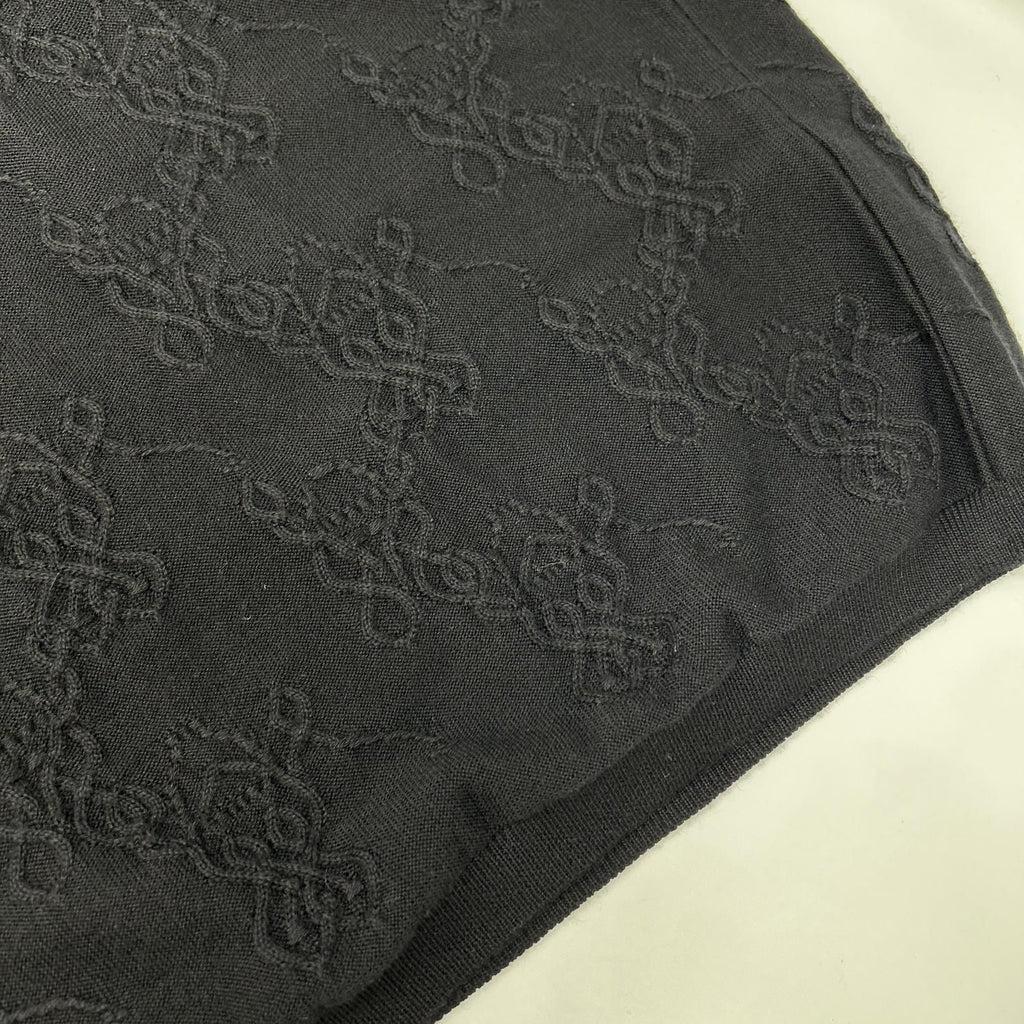 Hermes Black Cashmere Silk Sleeveless Knit Dress 42 — view 7