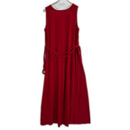 Hermes Red Belt Sleeveless Dress 44 — view 2