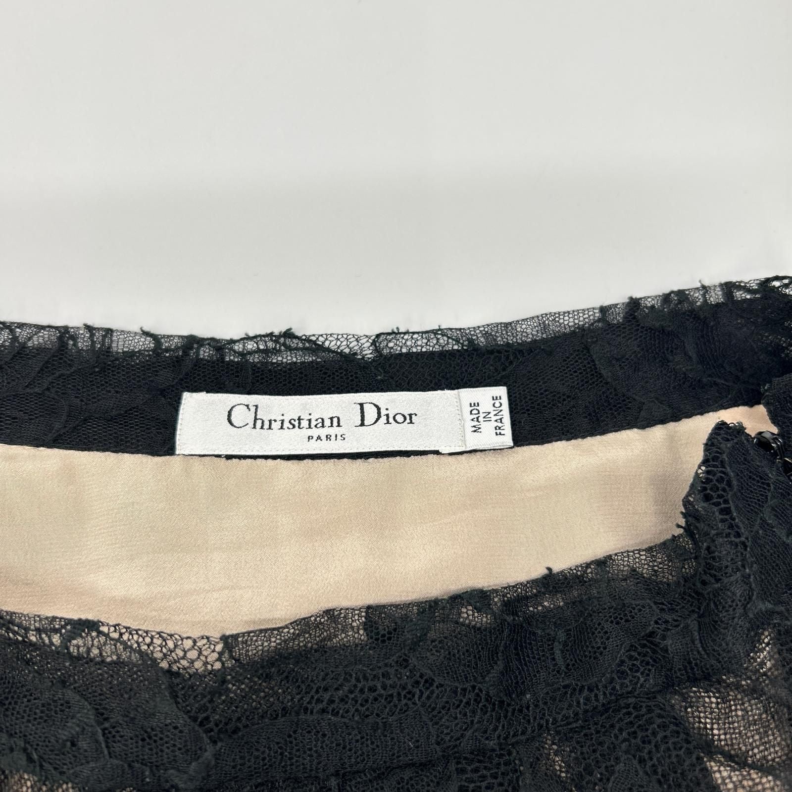 Dior Le Black Cotton Les Skirt 36 — view 3