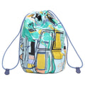 Hermes Modernism Tropical Musardine Potion Silk Drawstring Handbag