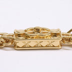 Chanel Quilted Bag Motif HCC Logo Chain Necklace — view 4