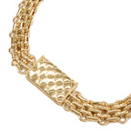 Chanel Quilted Bag Motif HCC Logo Chain Necklace — view 5