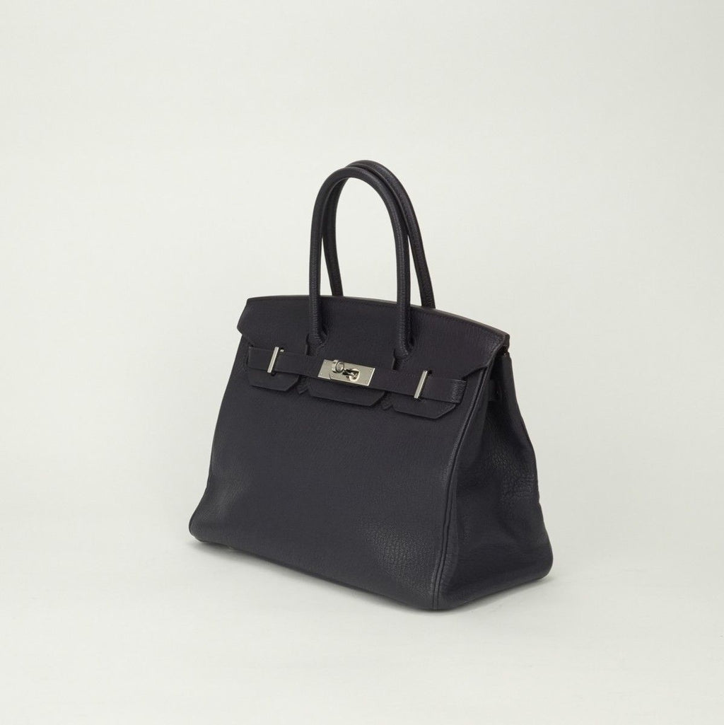 Hermes Birkin 30 Verso Tote Chevre Raisin Lilas Purple Silver Handbag Bicolor — view 2