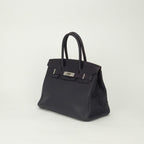 Hermes Birkin 30 Verso Tote Chevre Raisin Lilas Purple Silver Handbag Bicolor — view 2