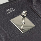 Hermes Birkin 30 Verso Tote Chevre Raisin Lilas Purple Silver Handbag Bicolor — view 8
