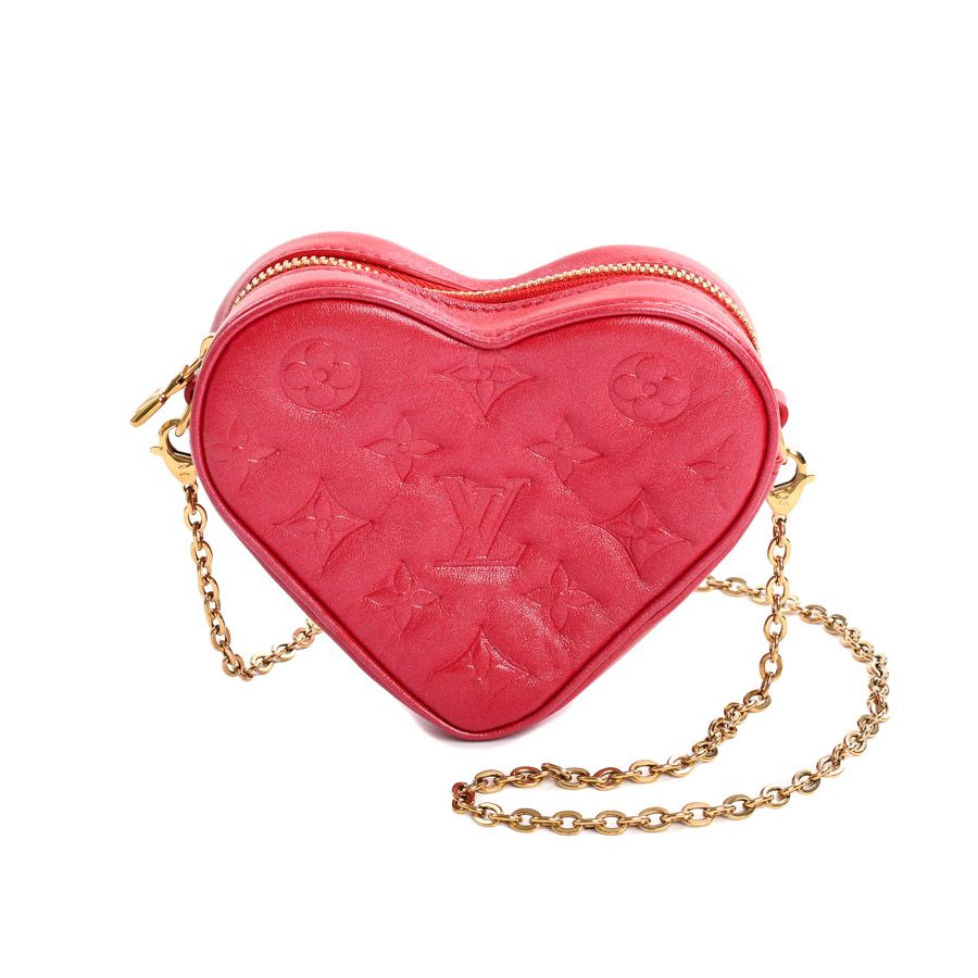 Louis Vuitton Shoulder Bag Heart on Chain Pouch