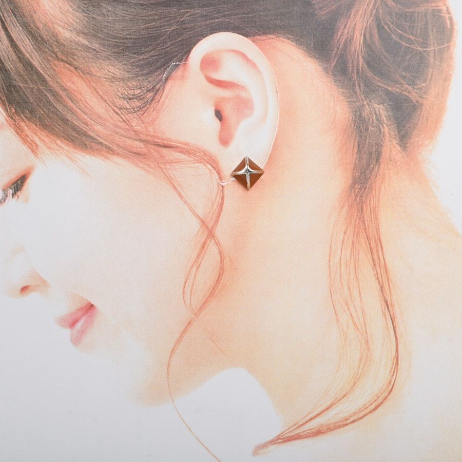 Hermes Earrings Med Lugaine PM — view 5
