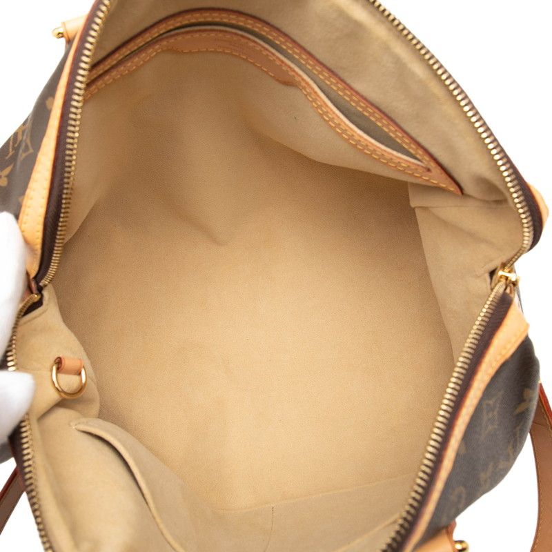 Louis Vuitton Monogram Retiro PM 2-Way Shoulder Bag Brown Leather — view 4