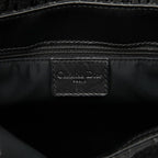 Dior Street Chic Trotter Shoulder Bag Black Canvas Leather — view 5