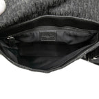 Dior Street Chic Trotter Shoulder Bag Black Canvas Leather — view 4