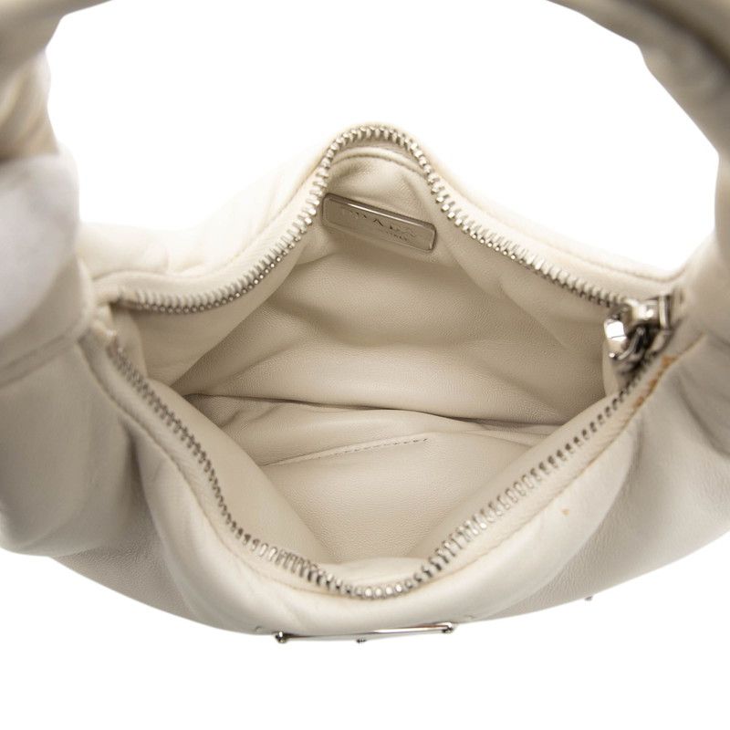Prada Shoulder Bag White Padded Nappa Leather — view 4