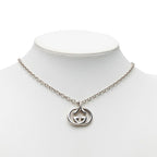 Gucci Interlocking Chain Pendant Silver — view 6
