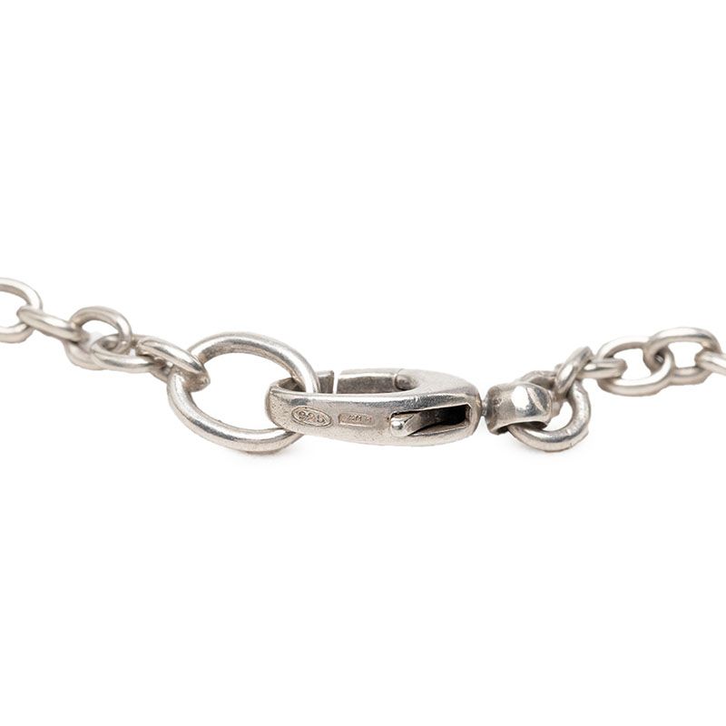 Gucci Interlocking Chain Pendant Silver — view 5