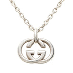 Gucci Interlocking Chain Pendant Silver — view 2