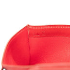 Hermes Jura Compact Trifold Wallet Red Box Calf — view 7