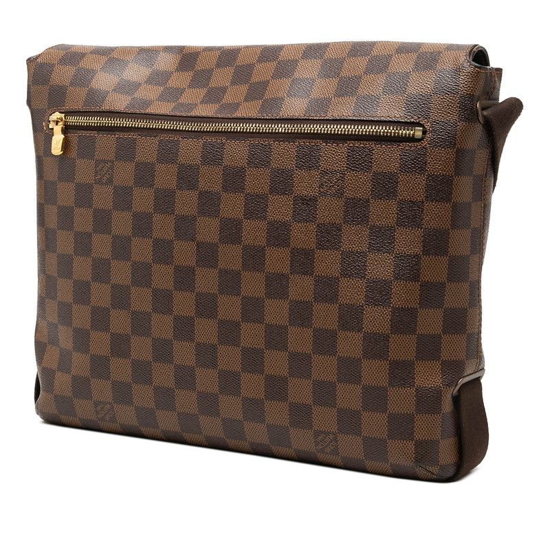 Louis Vuitton Damier Ebene Brooklyn GM Crossbody Shoulder Bag Brown Leather — view 2