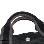 Hermes Fourre Tout MM Tote Black Gray Canvas — view 7