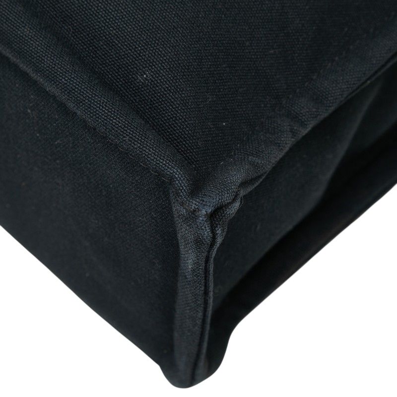 Hermes Fourre Tout MM Tote Black Gray Canvas — view 5