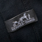 Hermes Fourre Tout MM Tote Black Gray Canvas — view 9