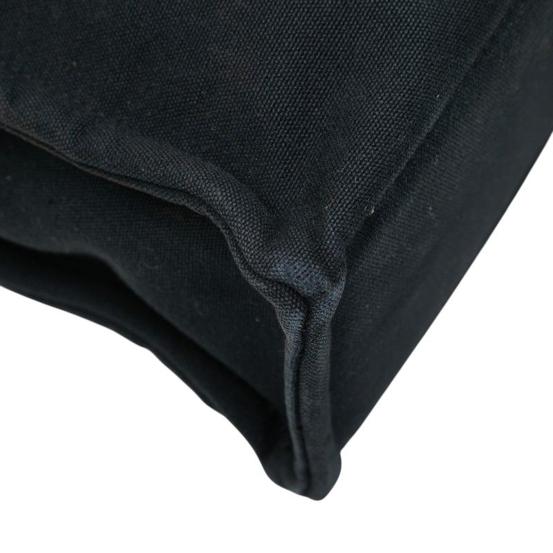 Hermes Fourre Tout MM Tote Black Gray Canvas — view 4