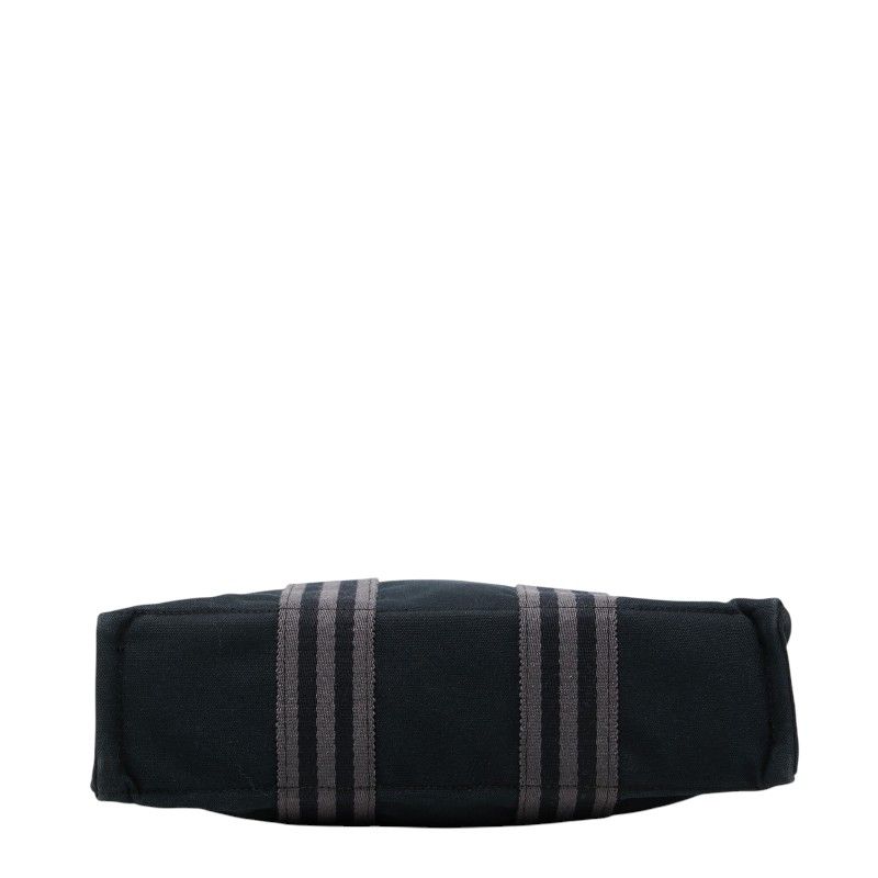 Hermes Fourre Tout PM Tote Black Gray Canvas — view 3