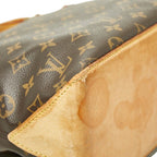 Louis Vuitton Monogram Cabas Piano Tote Shoulder Bag Brown Leather — view 5