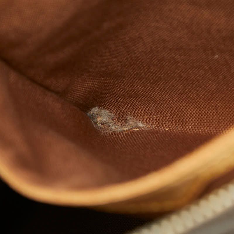 Louis Vuitton Monogram Cabas Piano Tote Shoulder Bag Brown Leather — view 9