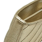Saint Laurent Cassandra YSL Logo Crossbody Chain Wallet Shoulder Bag Gold — view 5