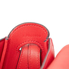 Hermes Harness Shoulder Bag Red Swift Veau — view 6