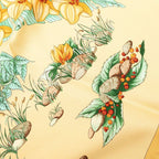 Hermes Carre 90 Pythagore Pythagoras Scarf Beige Multicolor Silk — view 6